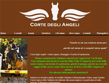 Tablet Screenshot of cortedegliangeli.net